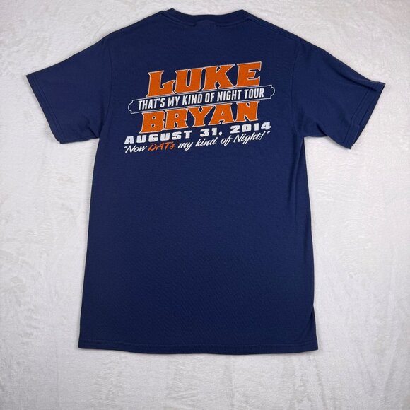 Luke Bryan My Kind of Night Chicago 2014 Concert Tour T-Shirt Size Small - Picture 4 of 6